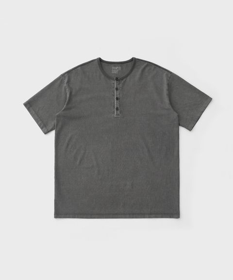 French Henry Neck Garment Tee（DOVE GRAY）