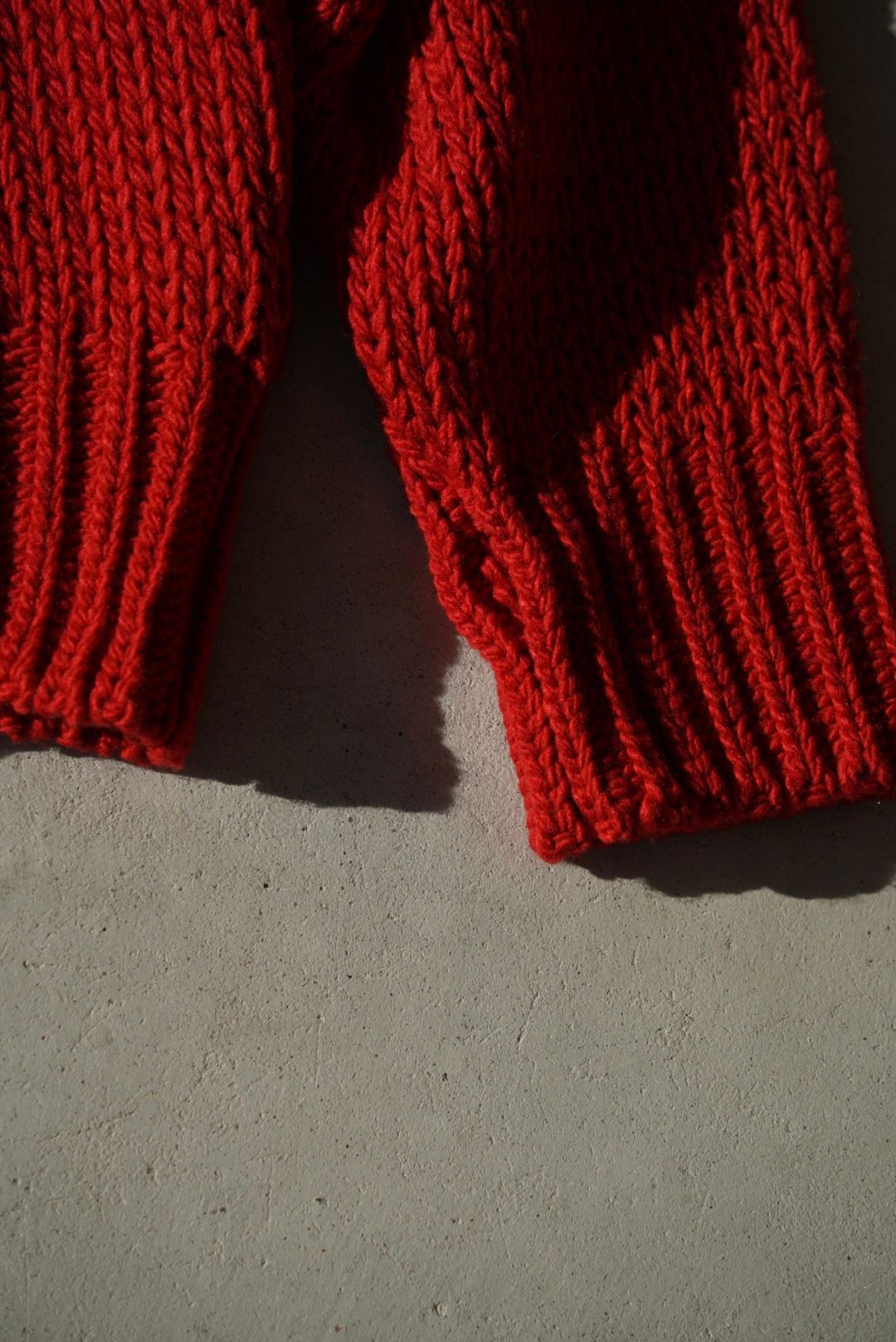 META KNIT PARKA（RED）