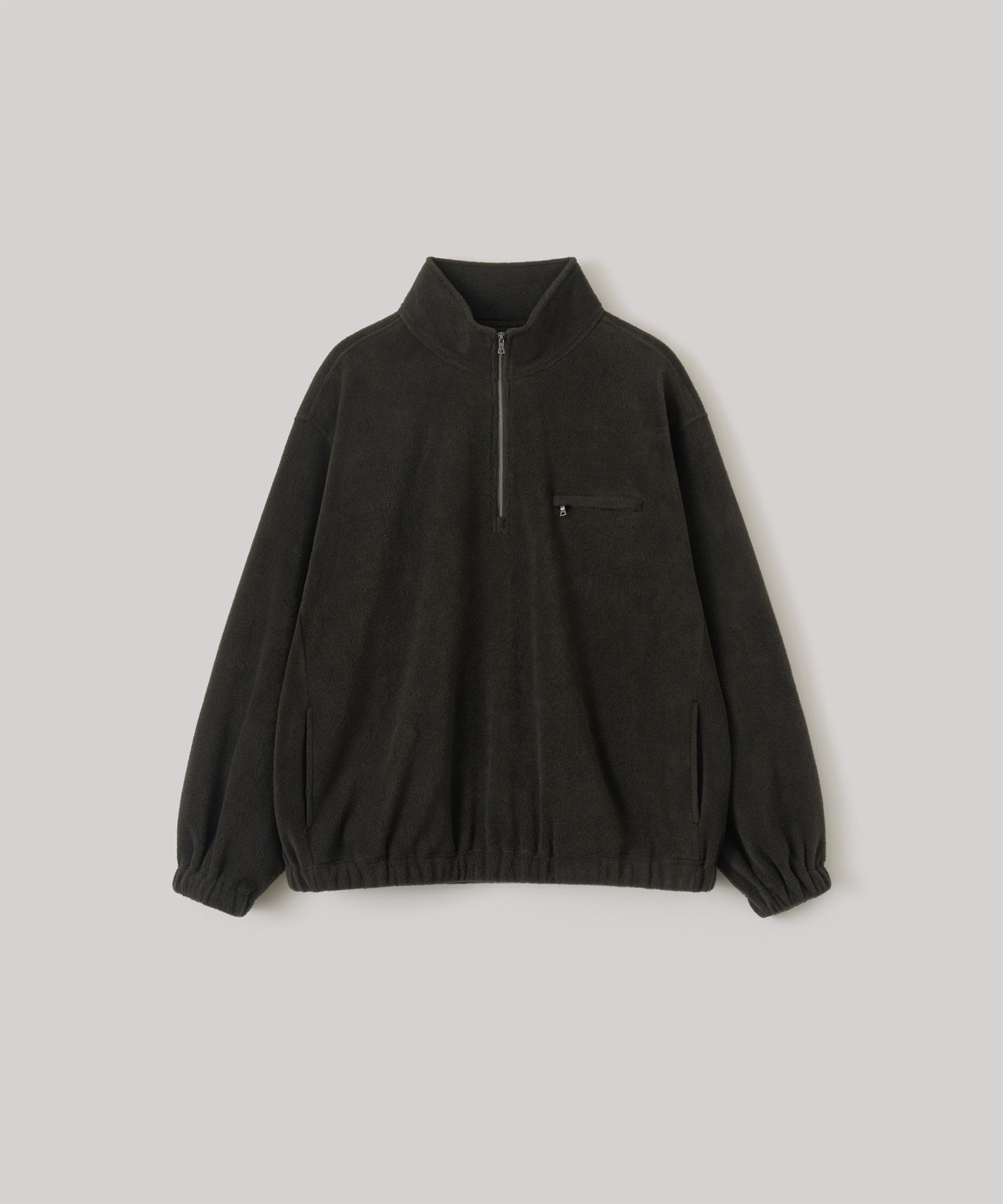 Tourist Fine Fleece Half Zip-up（BLACK）