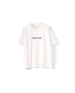 MAKE TIME TEE（WHITE）