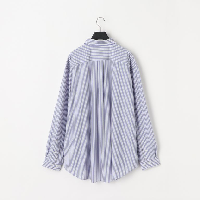 46G Stripe Atmosphere Shirt（SAX BLACK）