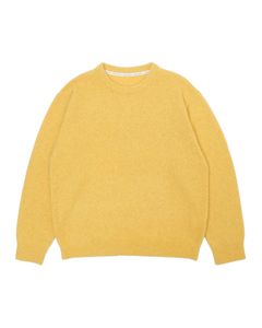 FOX CREW NECK KNIT（YELLOW）