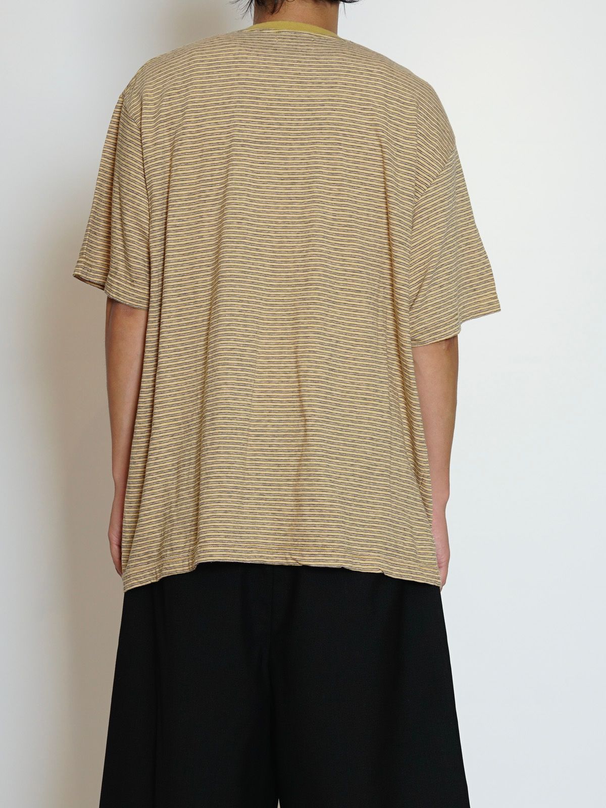 ORIGINAL BORDER S/S T-SHIRTS（YELLOW）