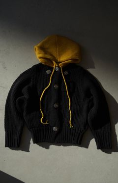 META KNIT PARKA（BLACK）