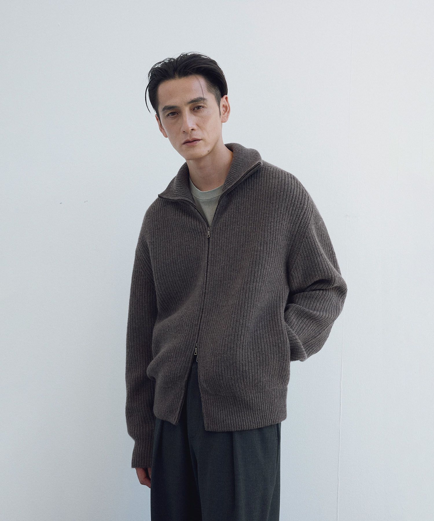 Driving Knit Blouson（WENGE WOOD）