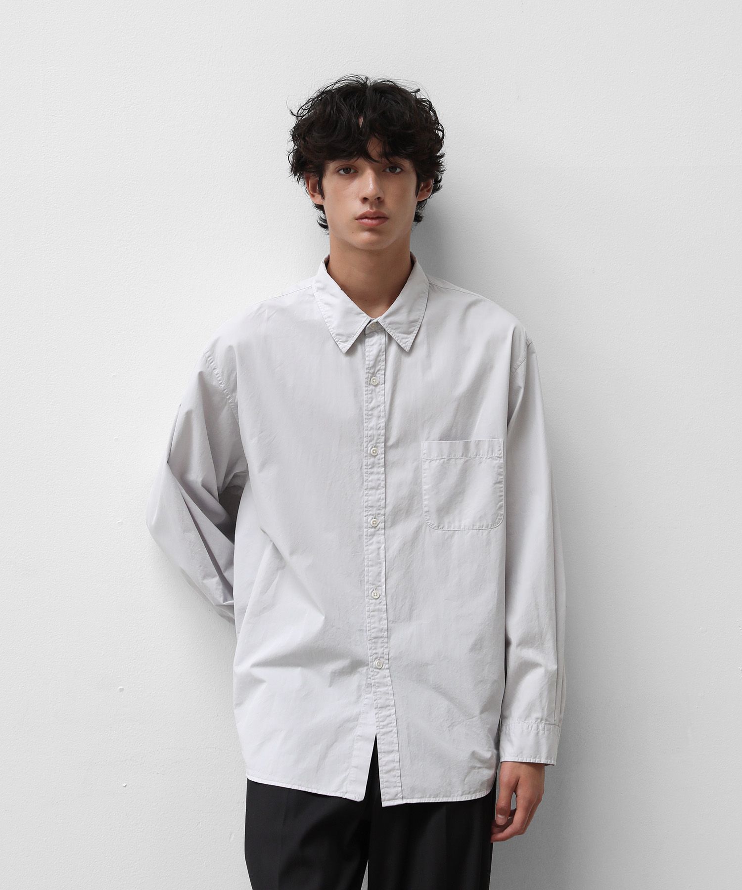 Bold Garment Shirt（DOVE GRAY）