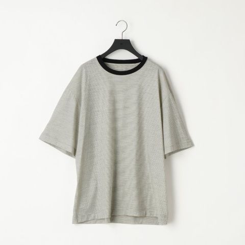 32G Wool Stripe SS Tee（BEIGE）