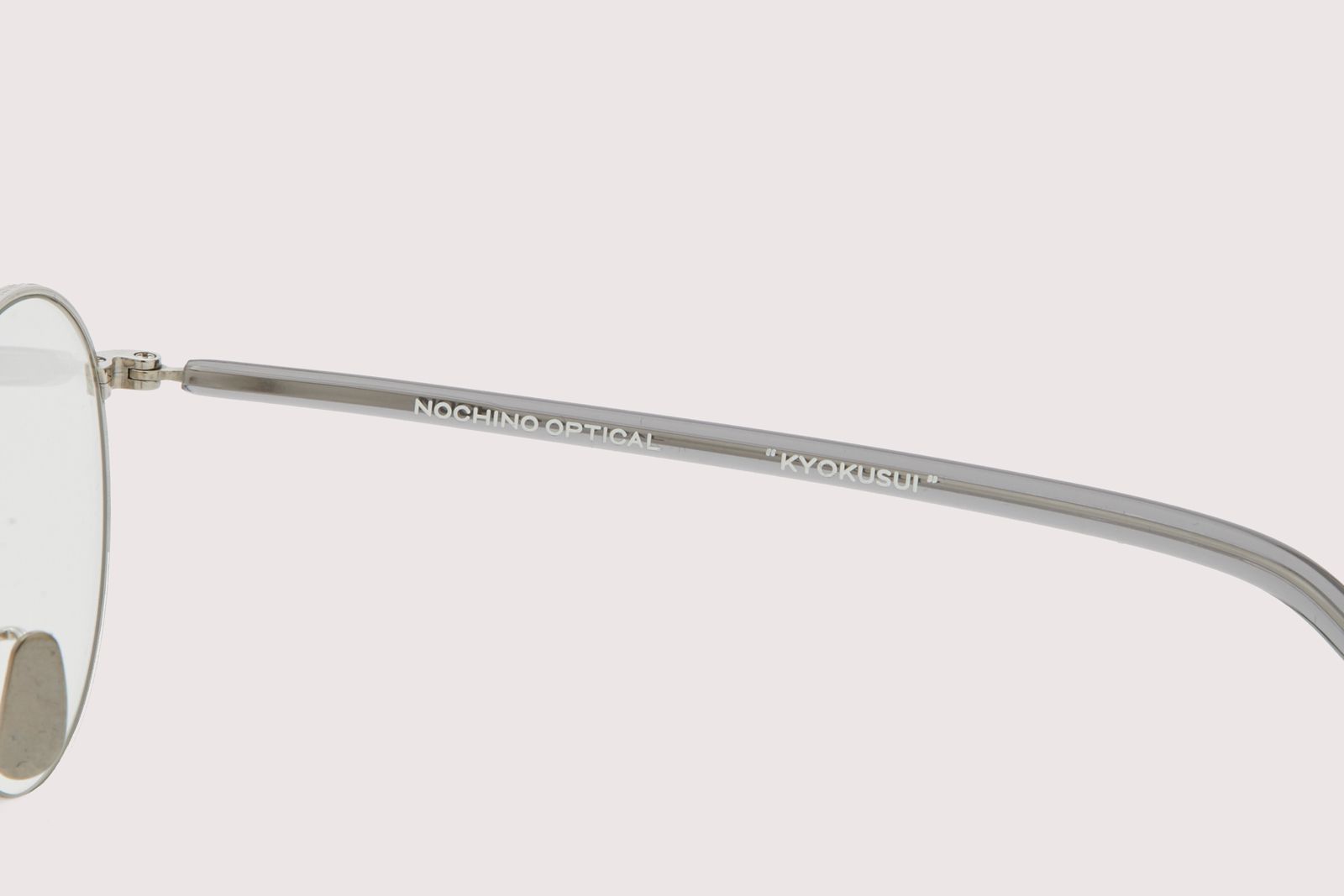 KYOKUSUI #1 PLUTINUM SILVER FLAME × CLEAR to GREY