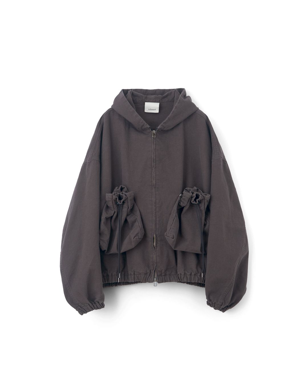 "KINCHAKU" DUCK HOODIE / パーカー / CHARCOAL