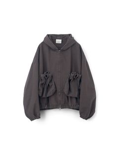 "KINCHAKU" DUCK HOODIE / パーカー / CHARCOAL