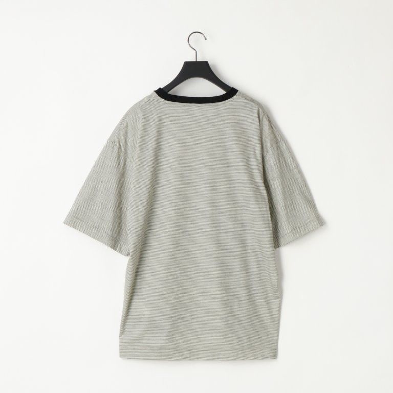 32G Wool Stripe SS Tee（BEIGE）