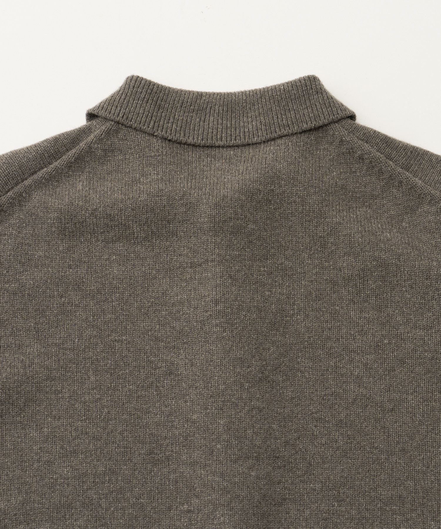 Scape Polo Wool Cardigan（Mole）