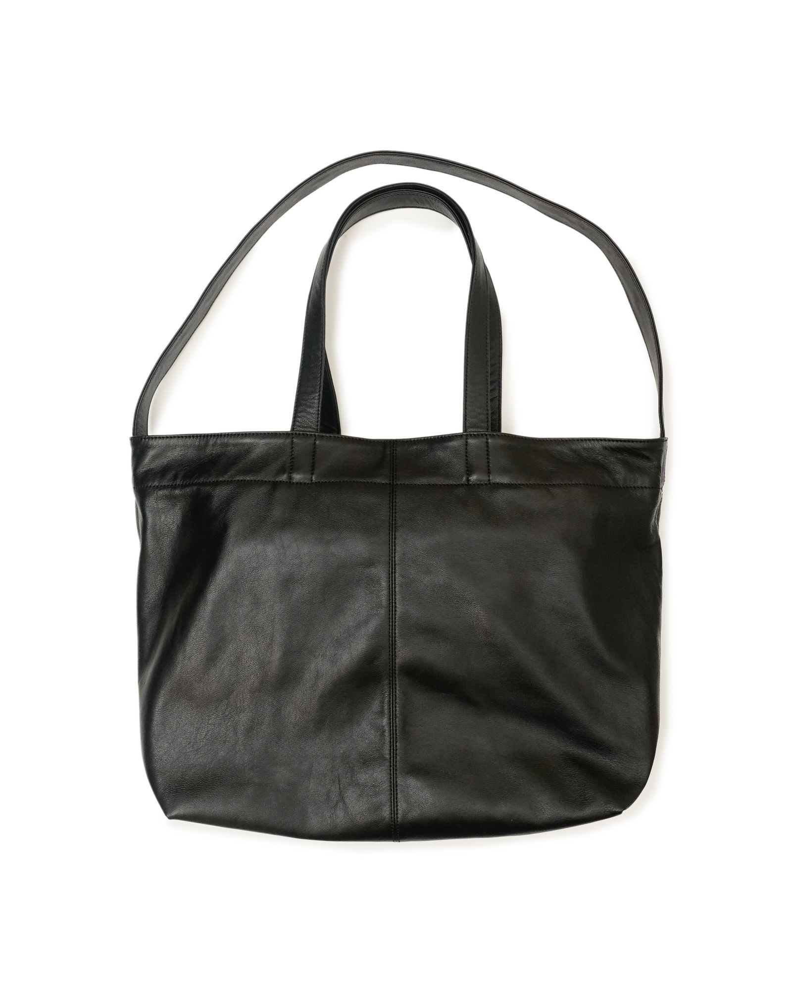 LEATHER BAG / ショルダートートバッグ / BLACK