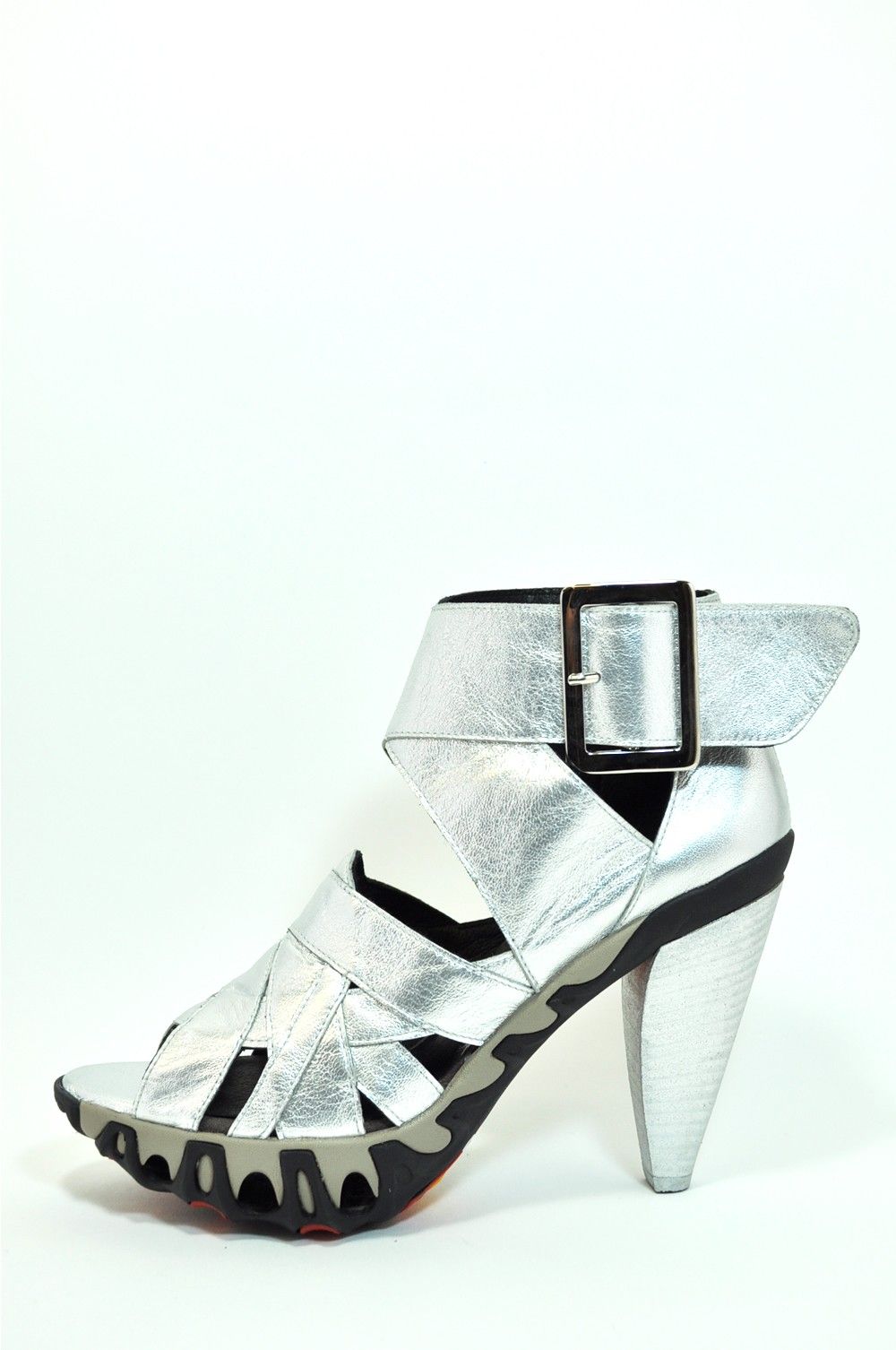 LAD MUSICIAN 未使用レザー ビブラムソール サンダル ブラック PADRONE パドローネ / STRAP SANDAL [DIEGO] ストラップレザー