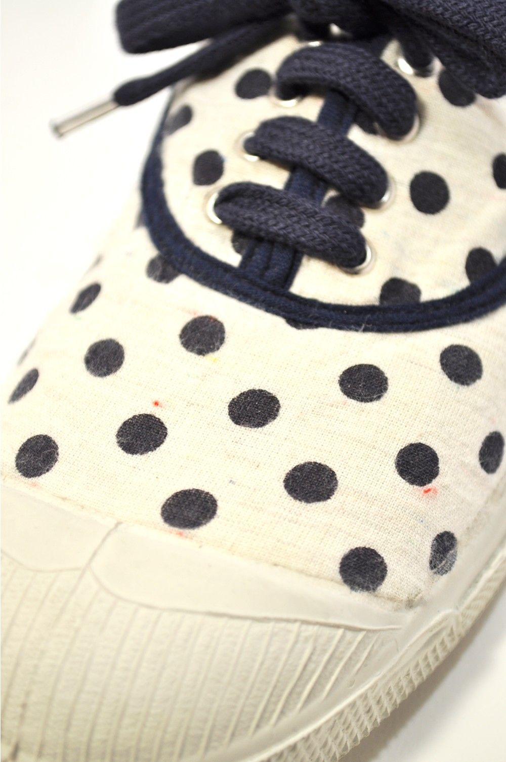 TENNIS LACE ドット柄ローカットスニーカー