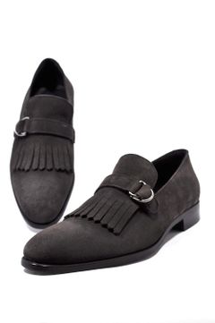 【Men's】モンクストラップキルトローファー