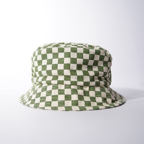 Checkerd bucket hat