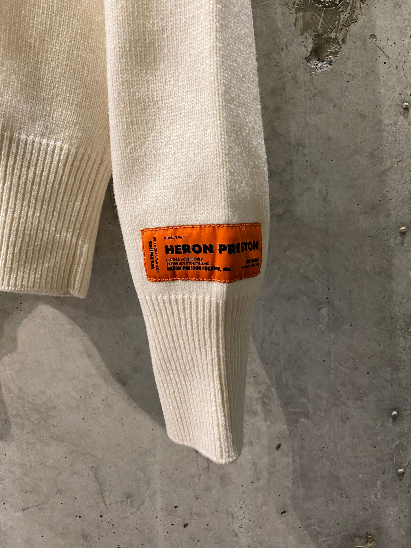 HERON PRESTON-knit/white