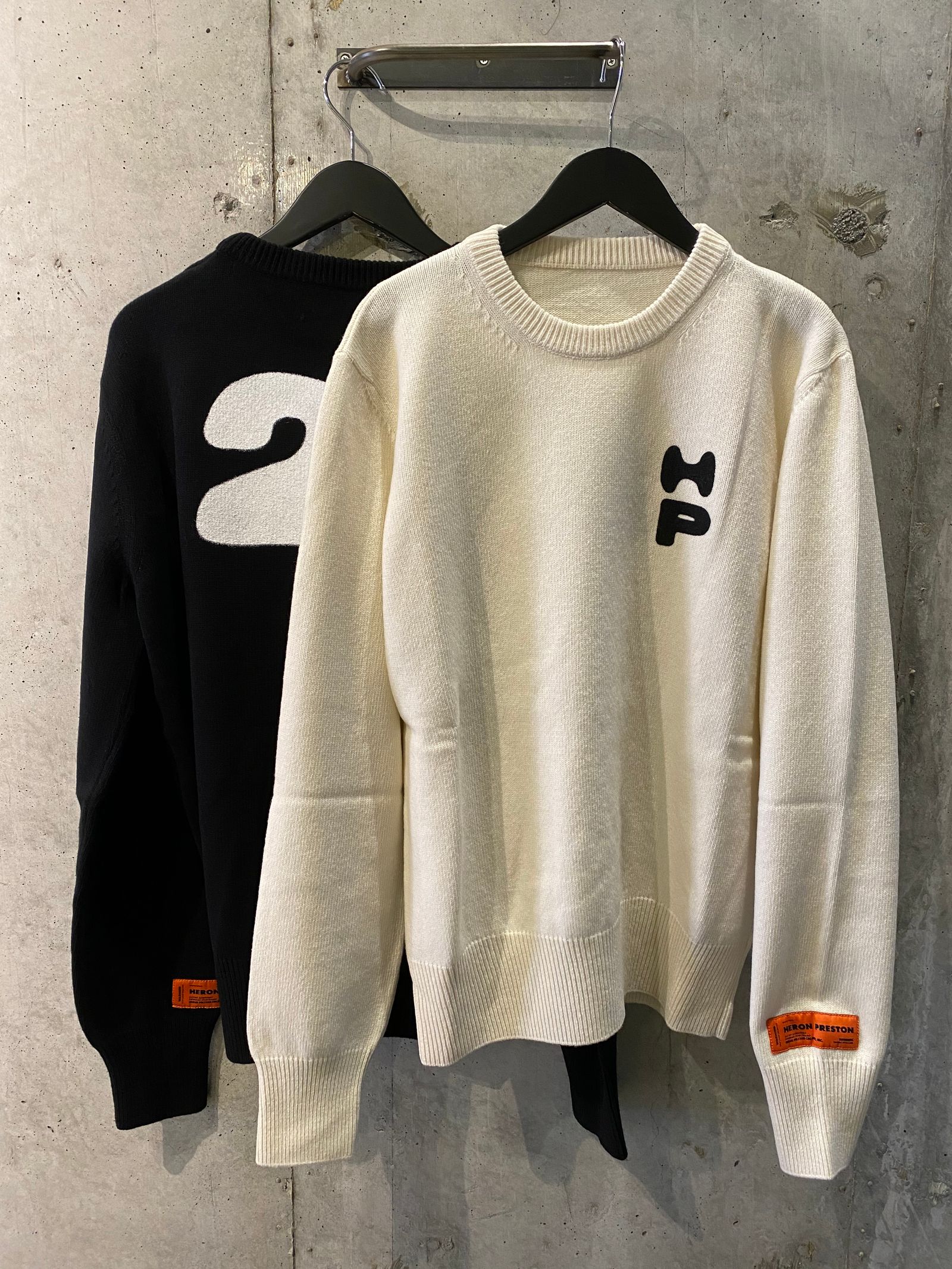 HERON PRESTON-knit/white