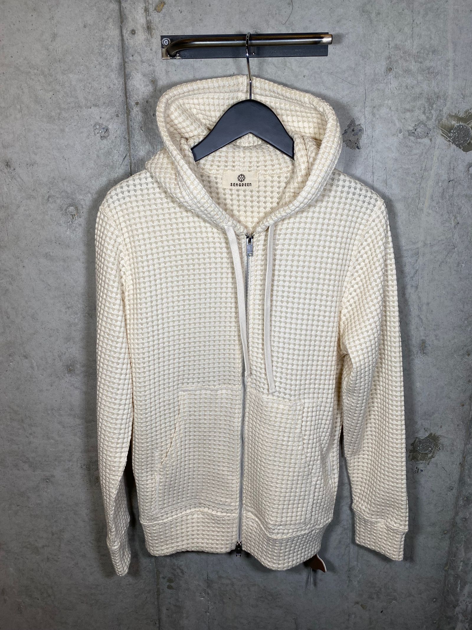 ONI WAFFLE HOODIE/CREAM /MSEA24S5043