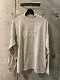 ESSENTIALS 1977 long tee shirt/ LIGHT OATMEAL