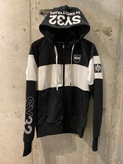 SY32 Border hoodie/BLACK