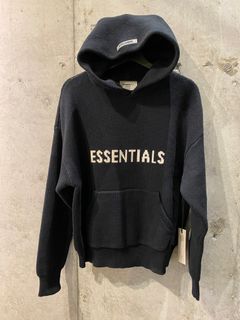 FOG ESSENTIALS KNIT HOODIE/Black