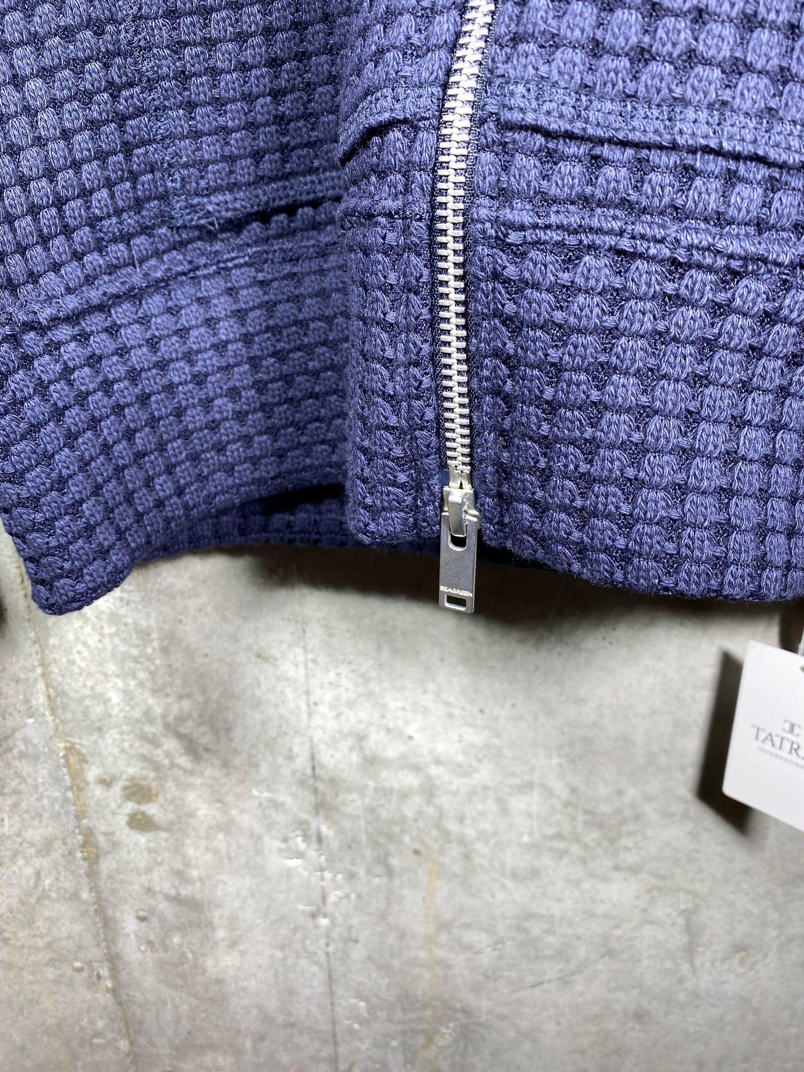 ONI WAFFLE HOODIE/NAVY/MSEA24S5043