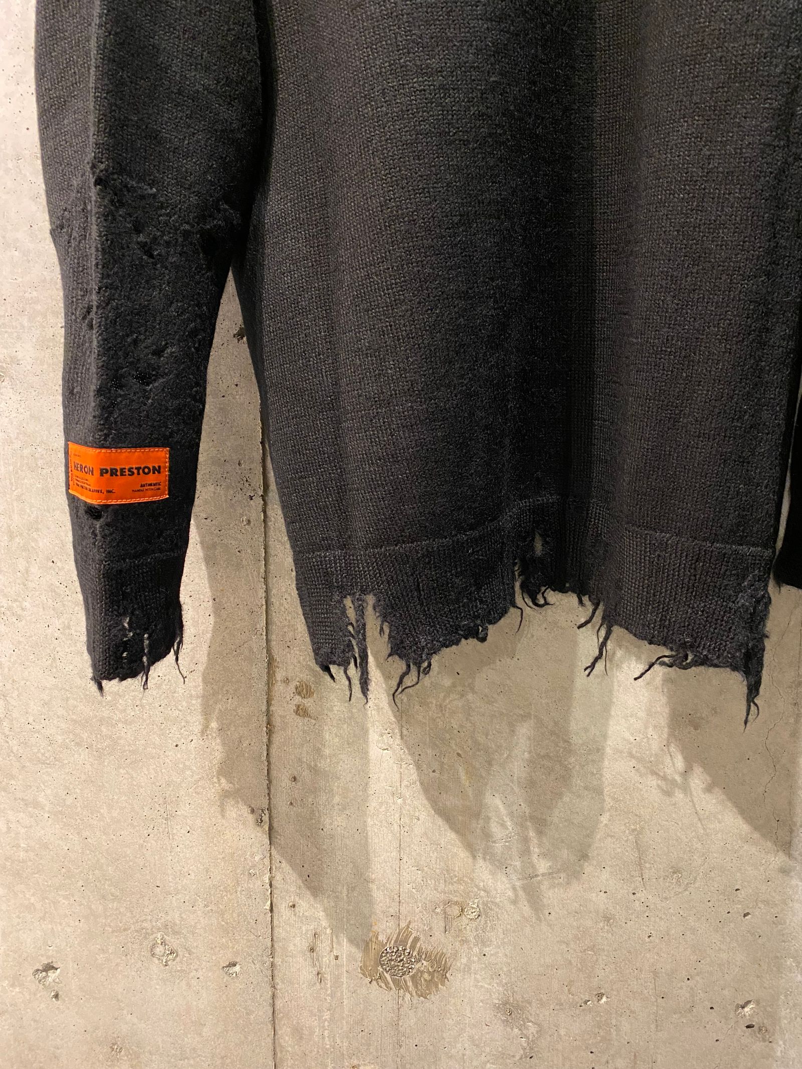 HERON ダメージニット