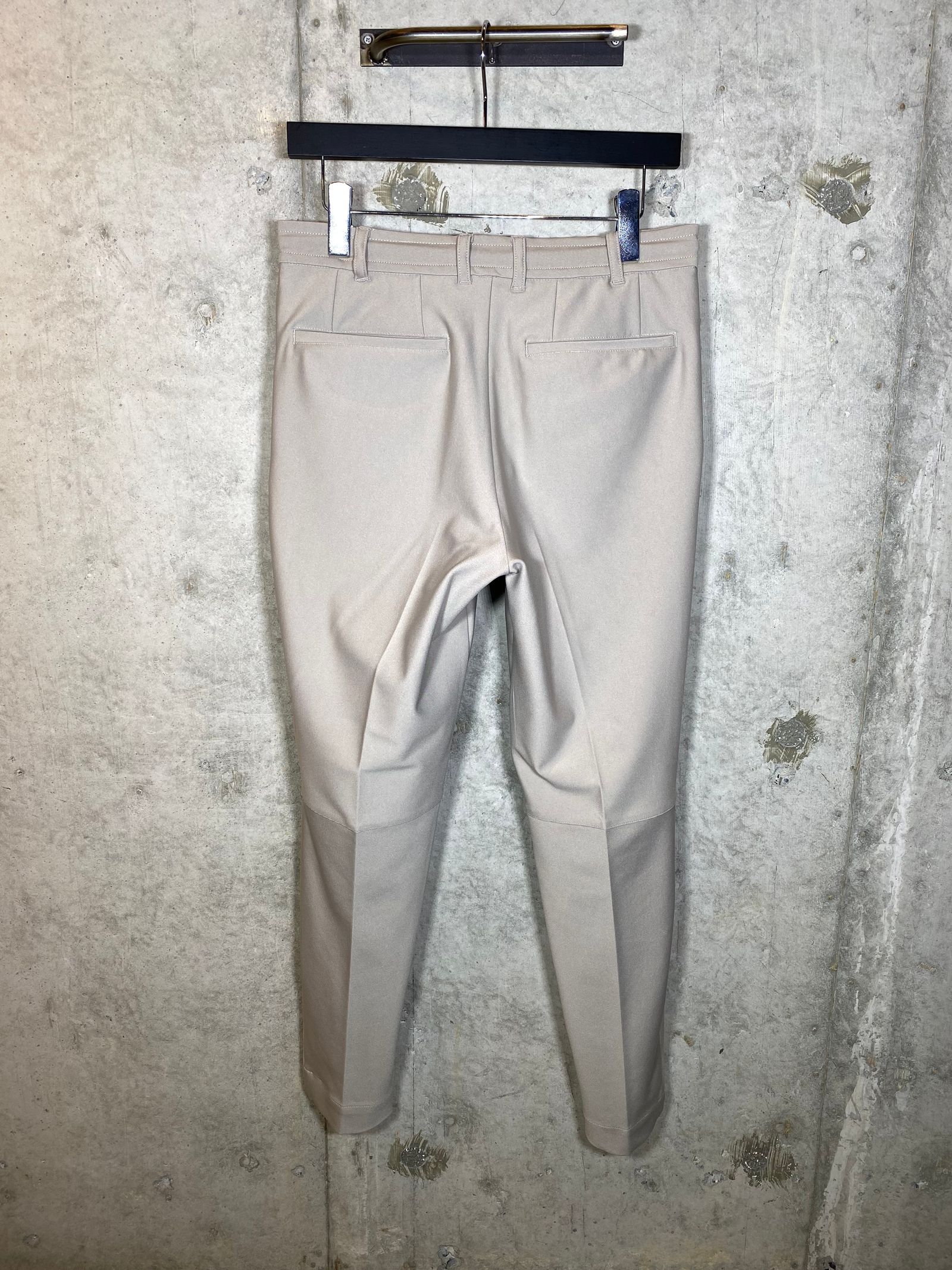 JERSEY ONE TUCK PANTS/GRAY