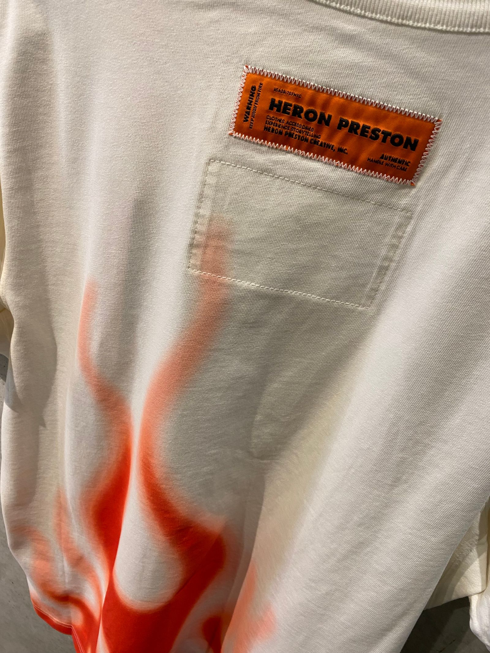 HERON PRESTON Law Flames パーカー heron-preston-BLACK-FLAME-