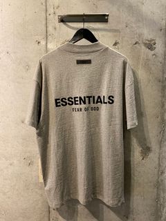 ESSENTIALS Tshirt(DARK OATME)
