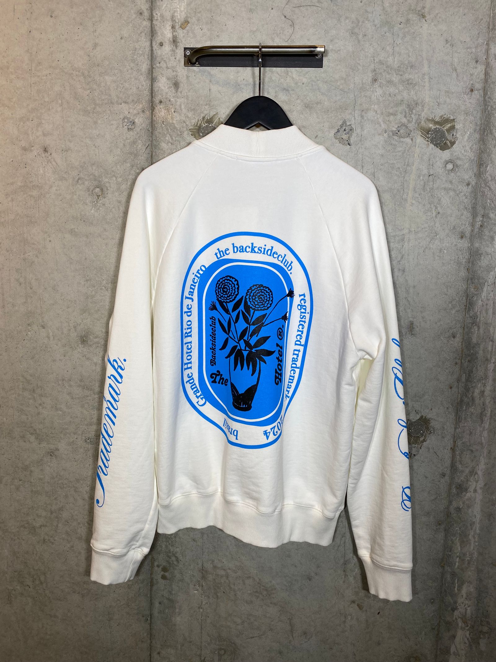 FLEECE CARDIGAN/GRANDE WHITE