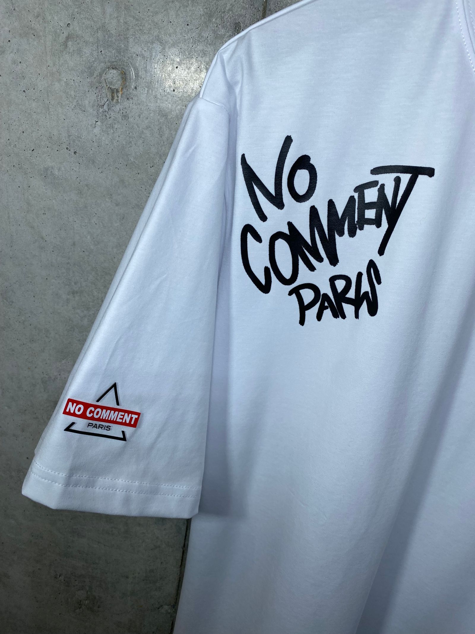 NCP - TM0028 バックフォトPT半袖クルーネックT/WHITE