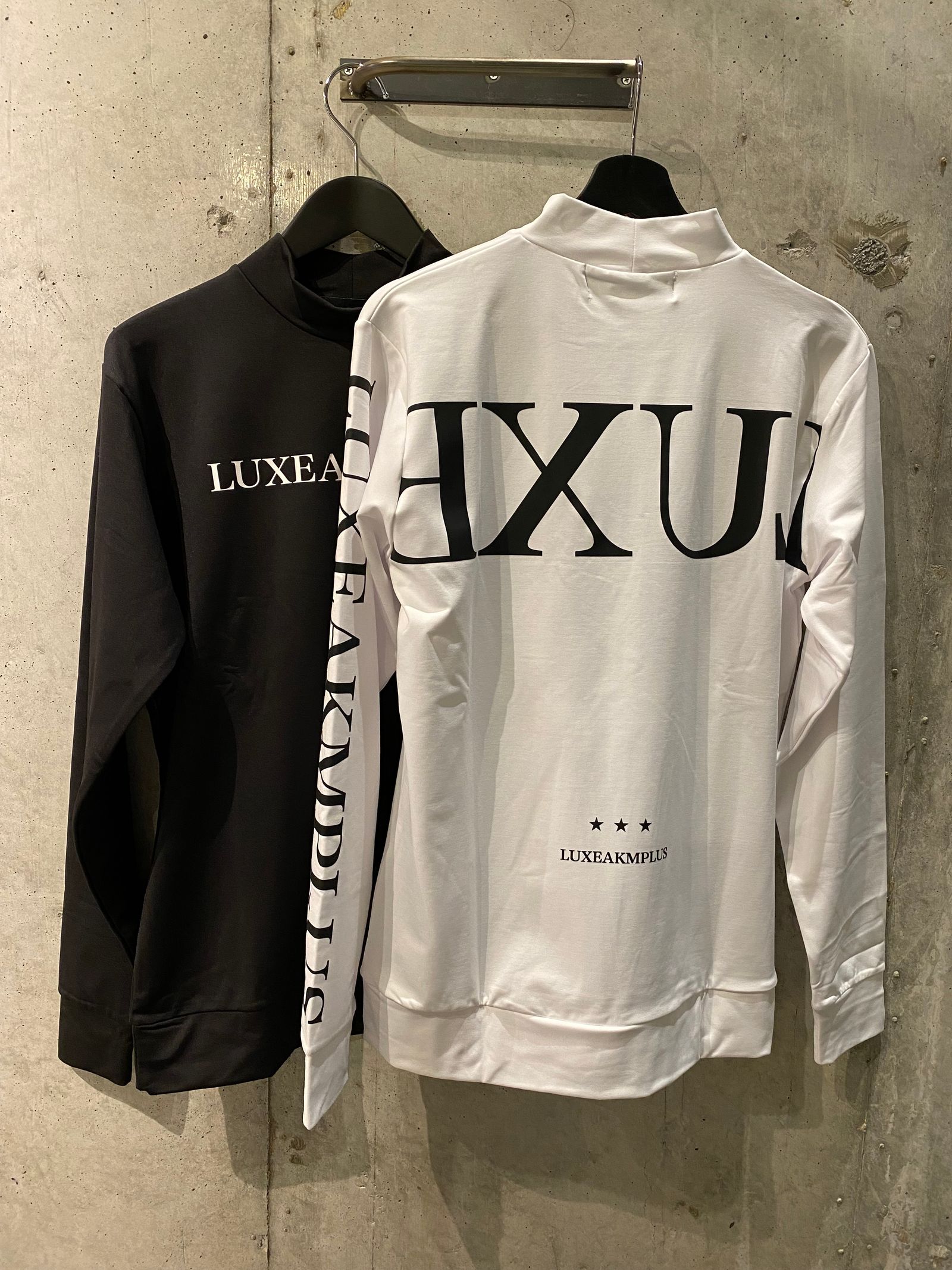 LOGO HIGH NECK/ WHITE