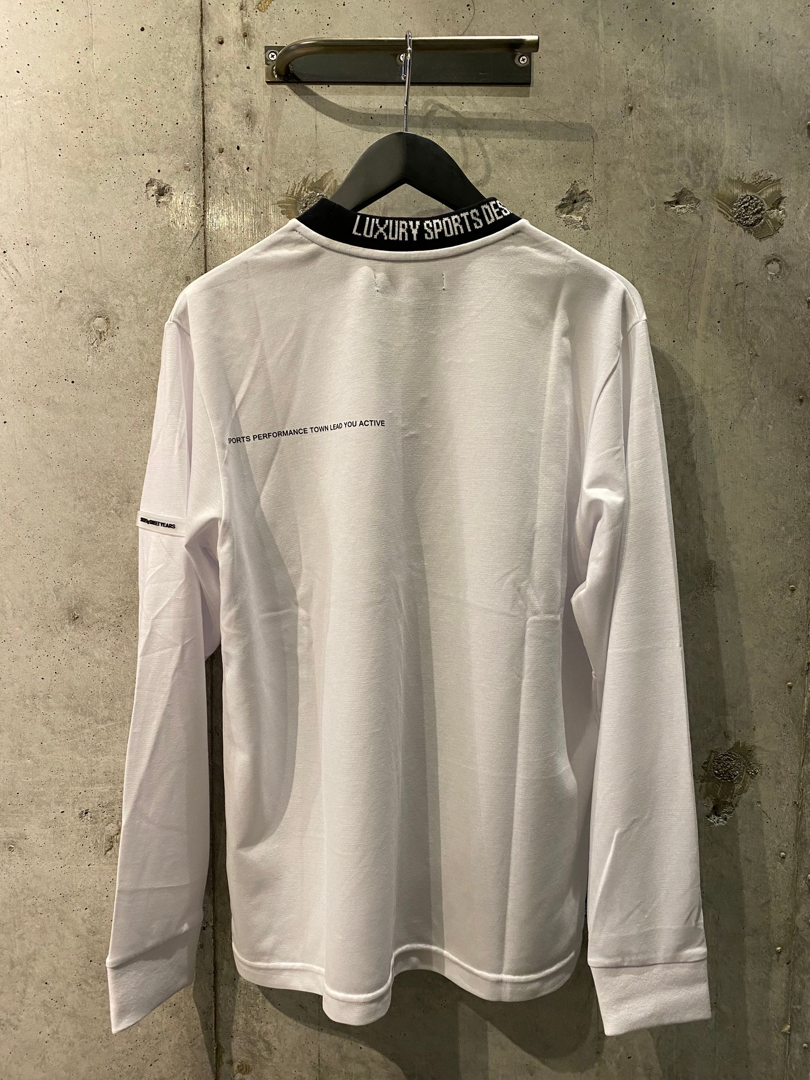 MOOK NECK LONG SHIRTS/BLACK