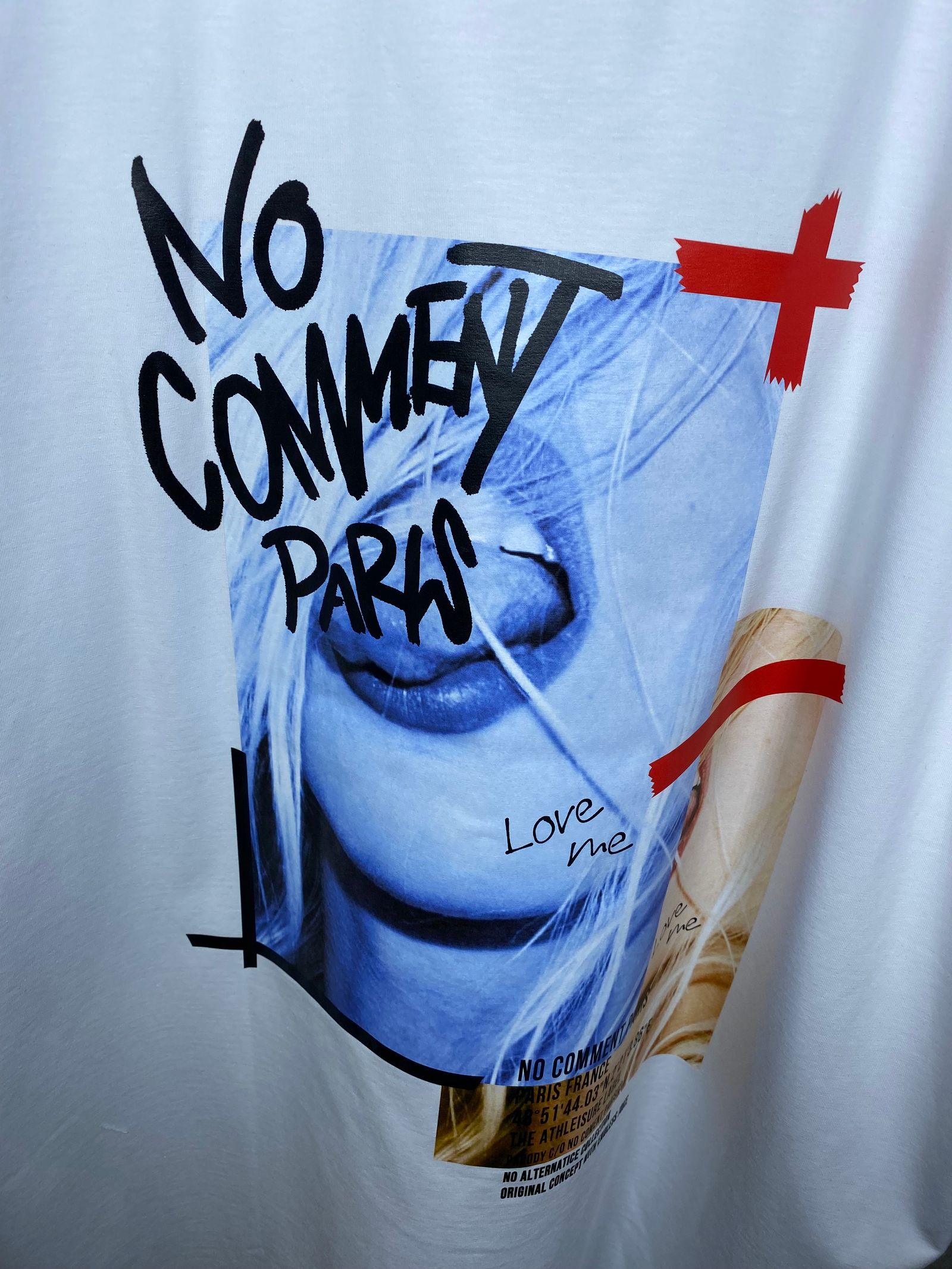 NCP - TM0028 バックフォトPT半袖クルーネックT/WHITE