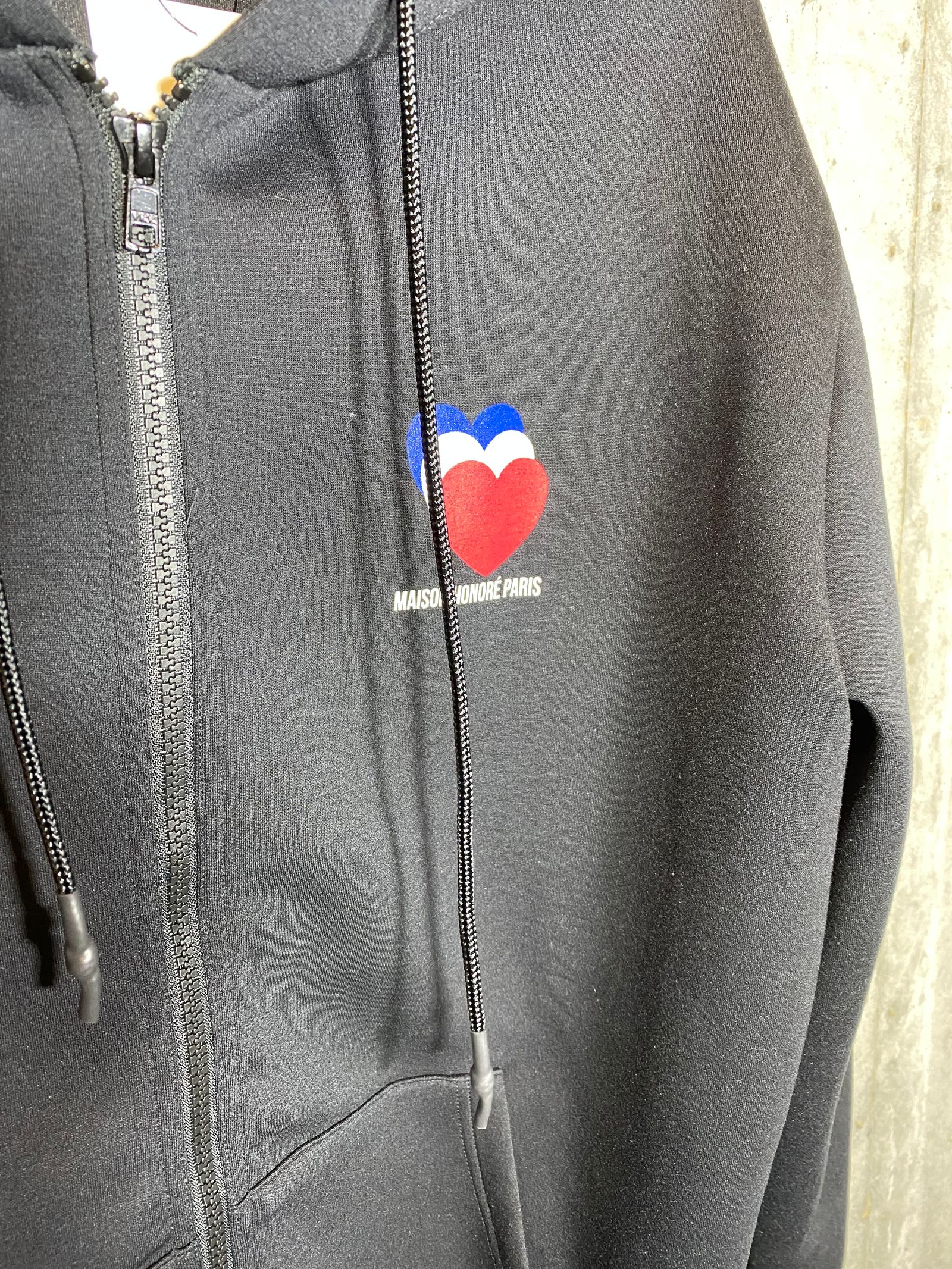 Raphael Cardboard Zip Parka / Black