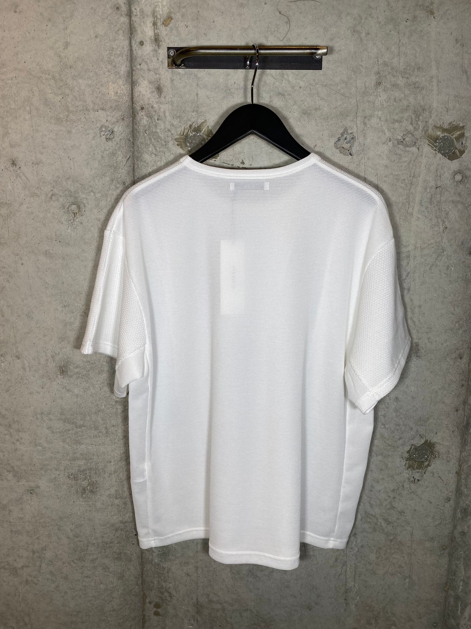 MESH COMBINATION TEE/WHITE