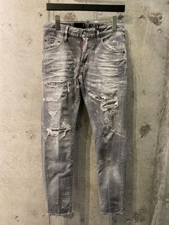SKATER JEAN/damage gray