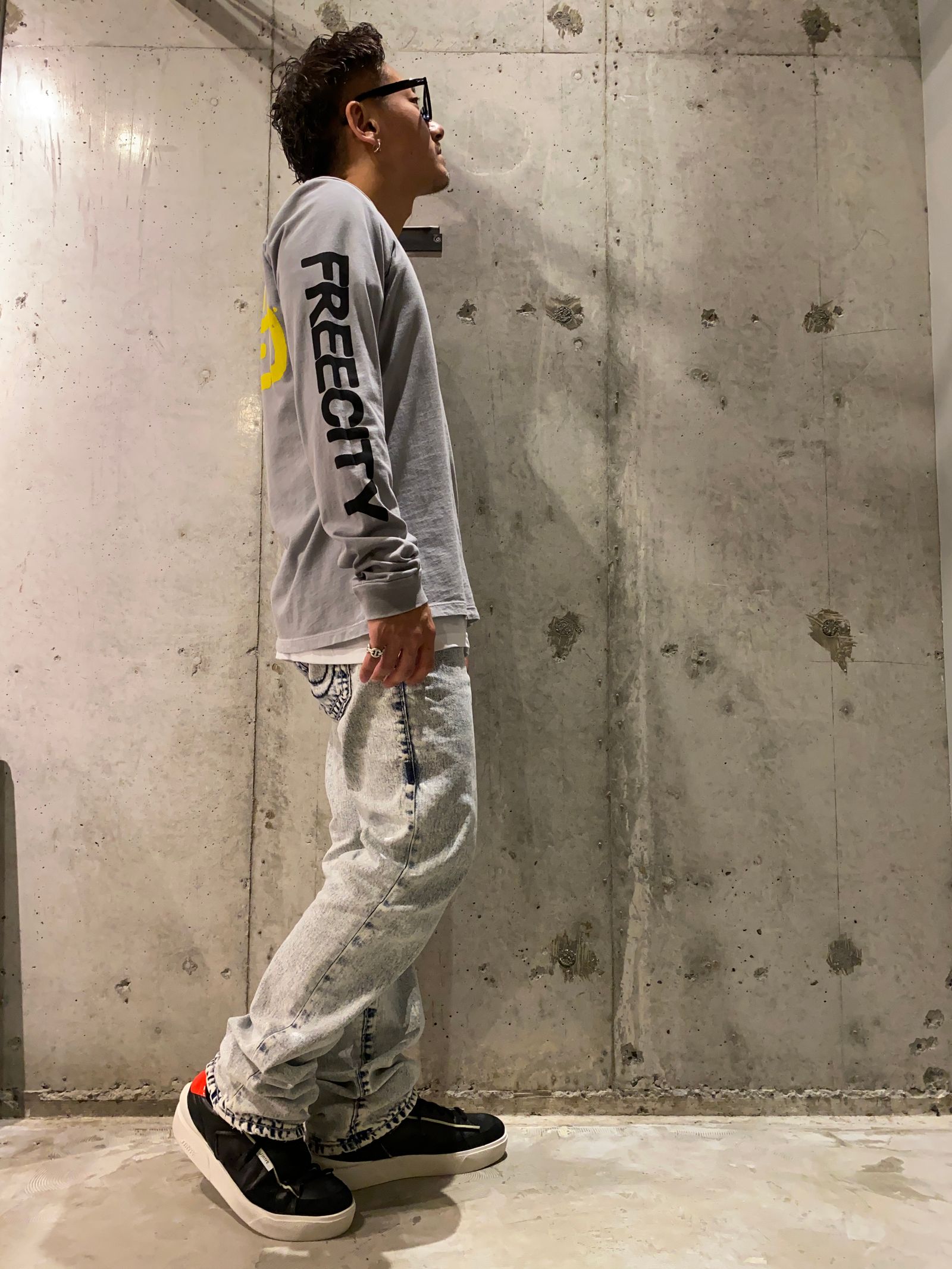 FREECITY SUPERVINTAGE LONG SLEEVE T/slvrk