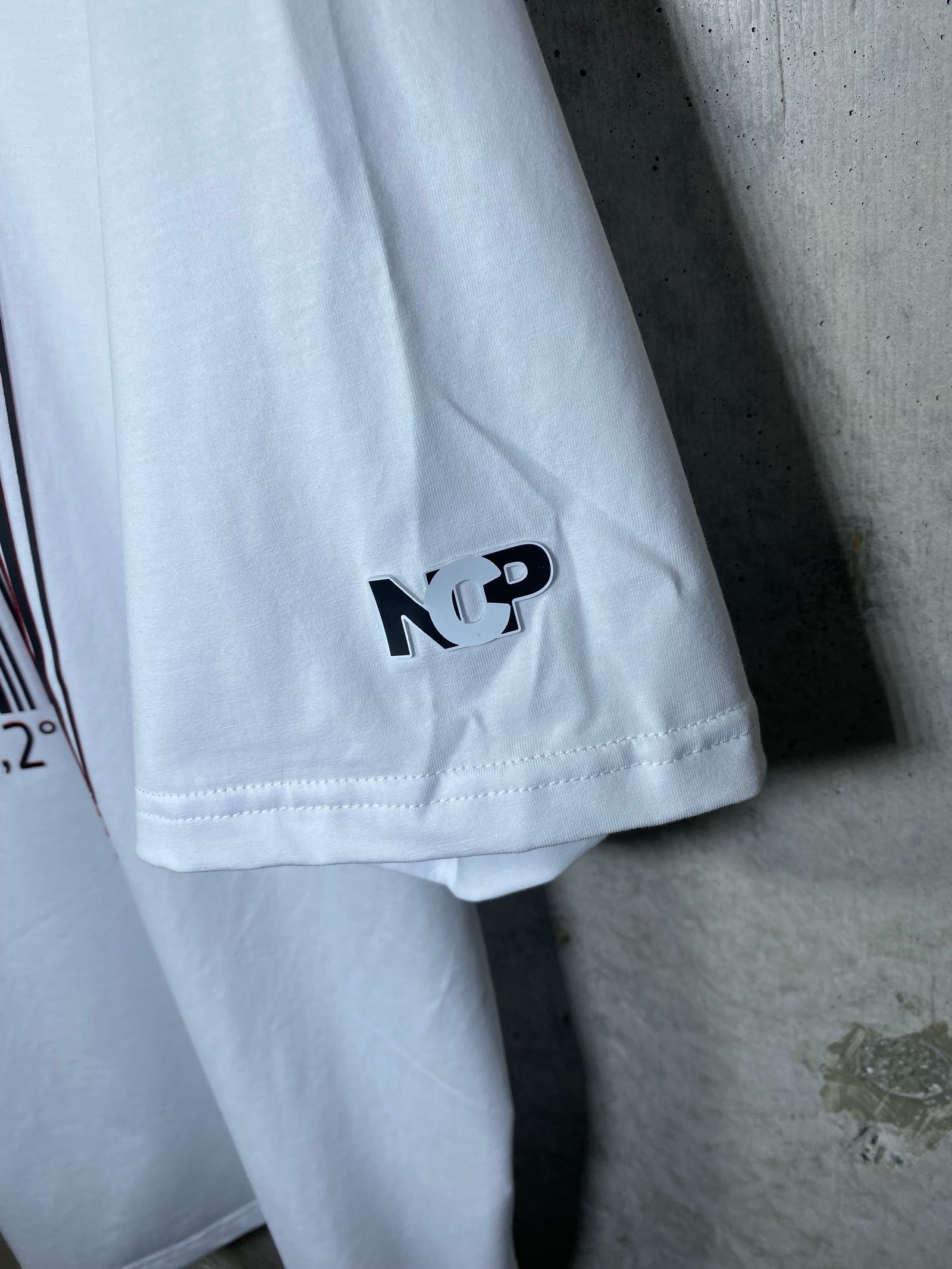 NCP - TM0029 シリコンハードエッジPT半袖クルーネックT/WHITE
