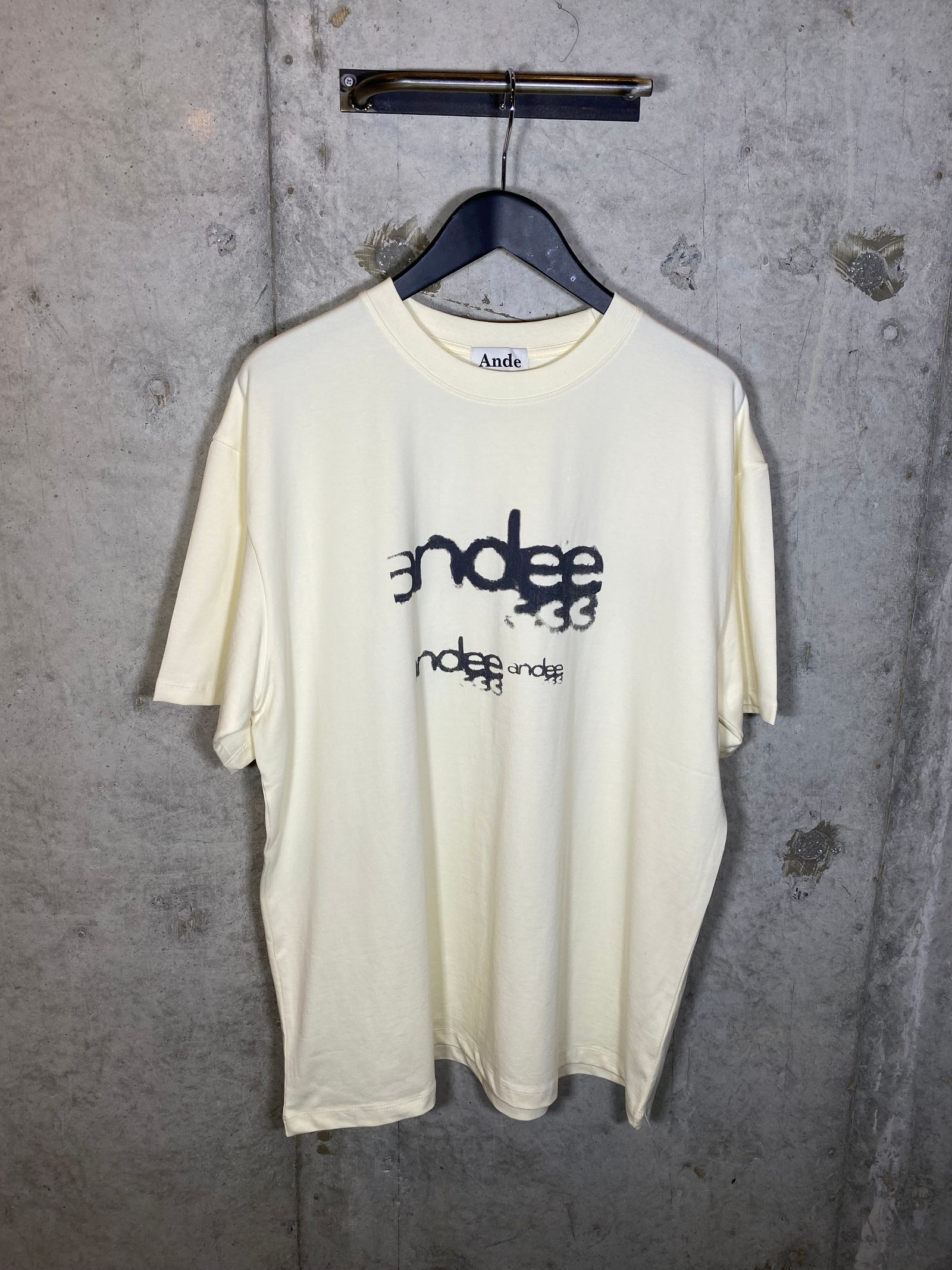 オーバーサイズTEE/イエロー/フリーサイズ