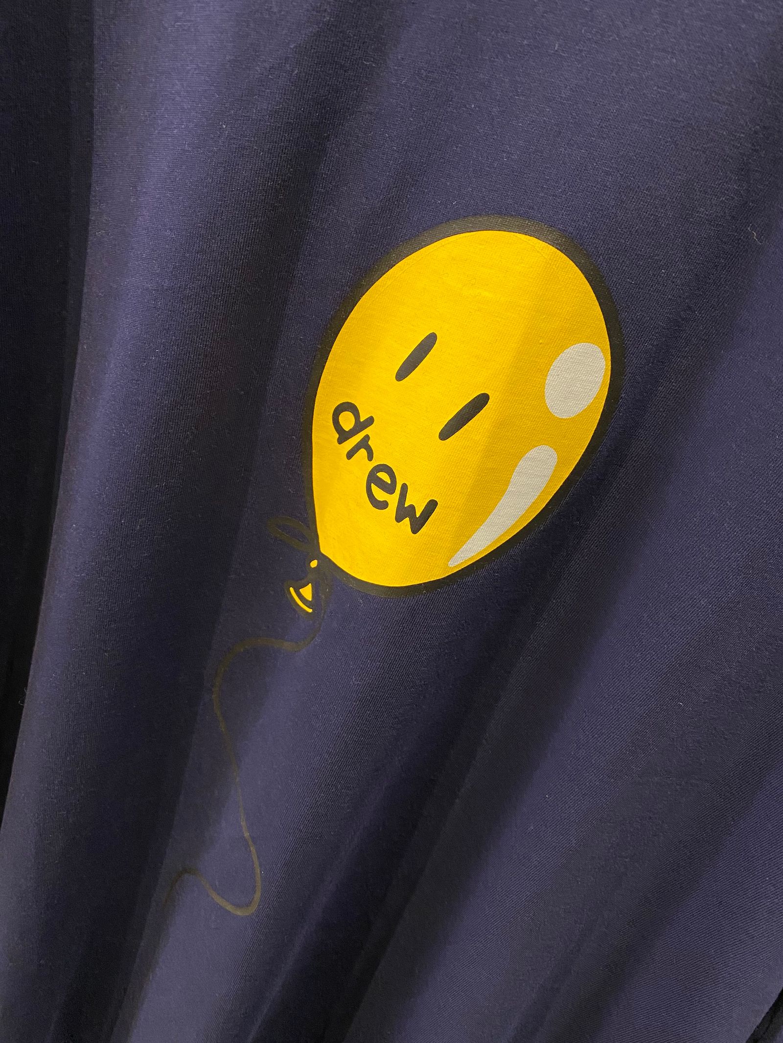 drew house joy TEE / navy