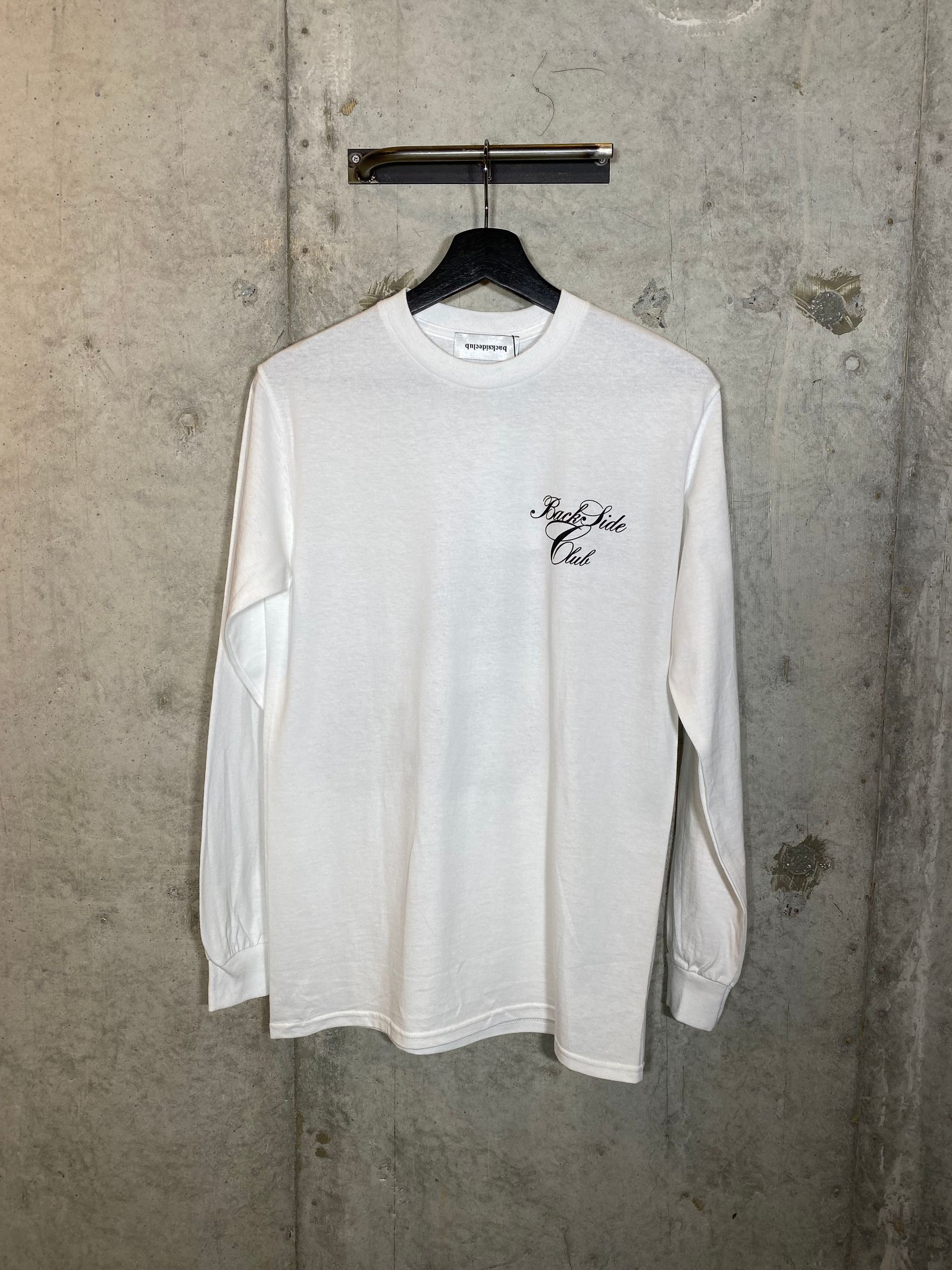 BACK LOGO LONG TEE SHIRT/white