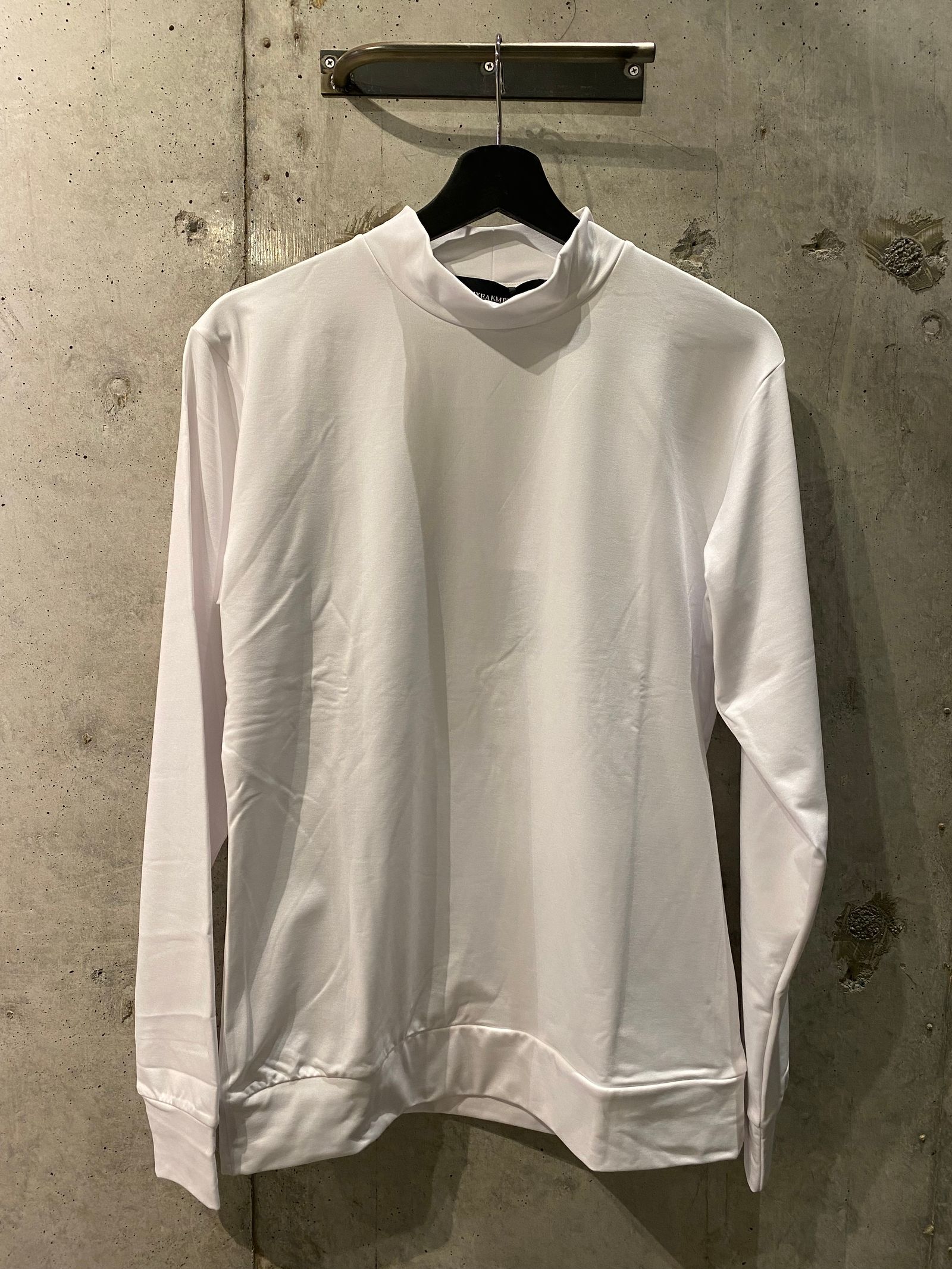 LOGO HIGH NECK/ WHITE