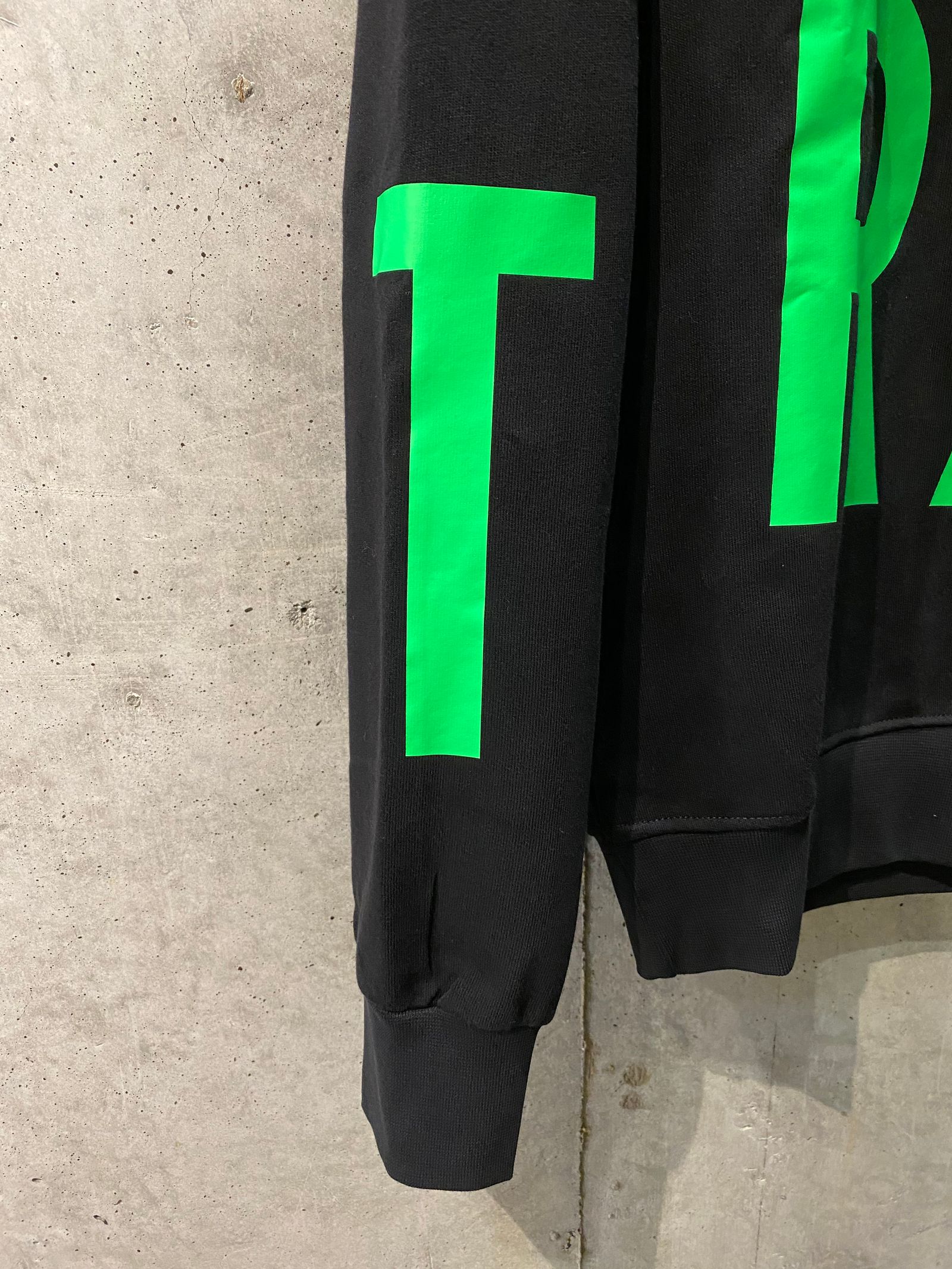 BIG LETTERS hoodie/green