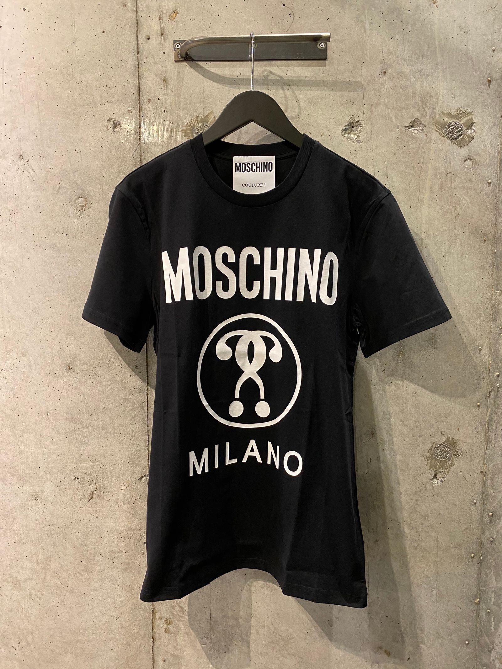 MOSCHINO モスキーノ ファーストコレクション ロゴTシャツ ブラック