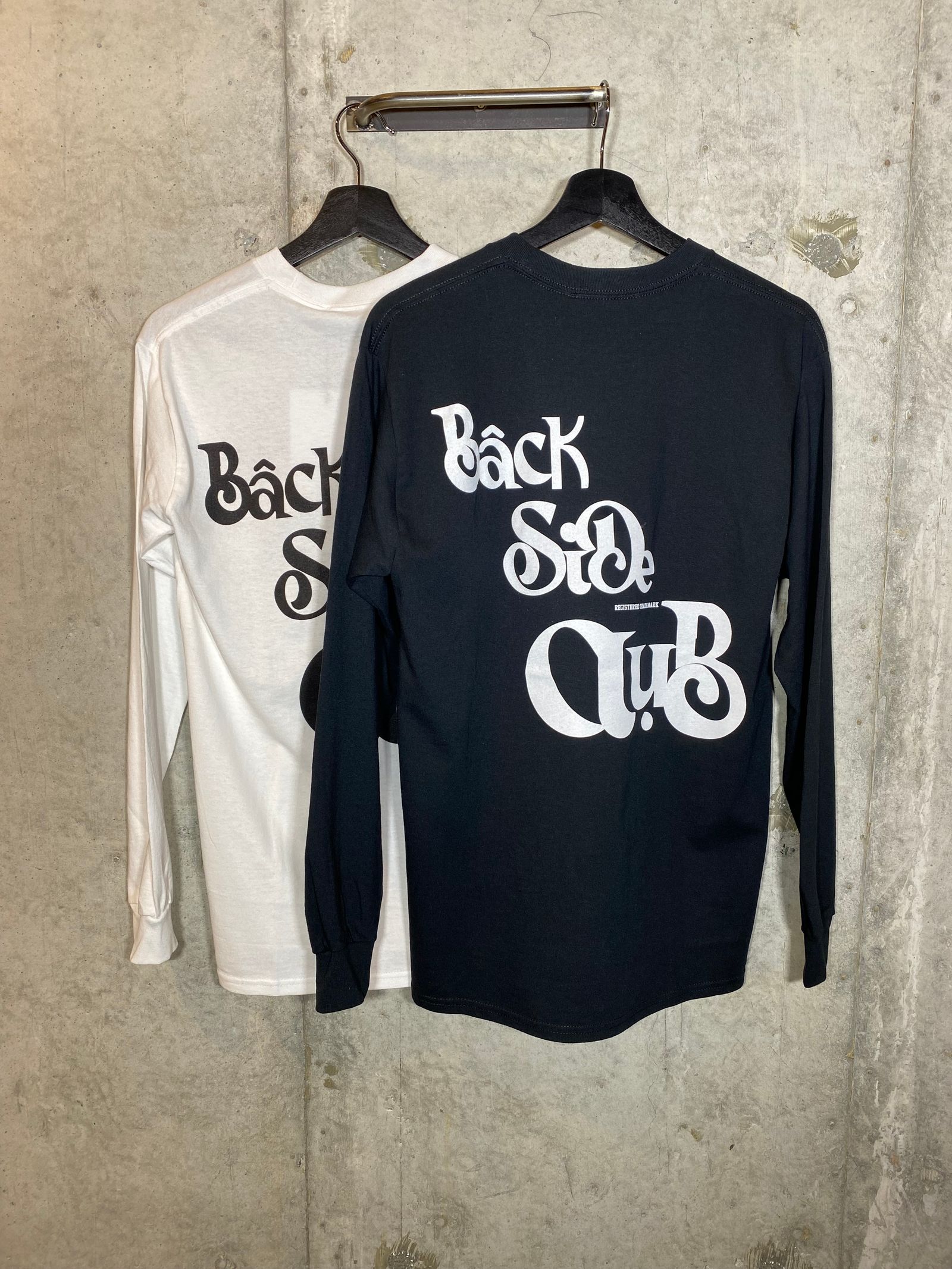 BACK LOGO LONG TEE SHIRT/black