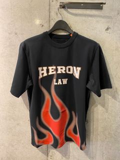 Heron Law Flames Tシャツ/black
